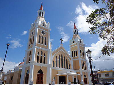 Aguada town church, Puerto Rico