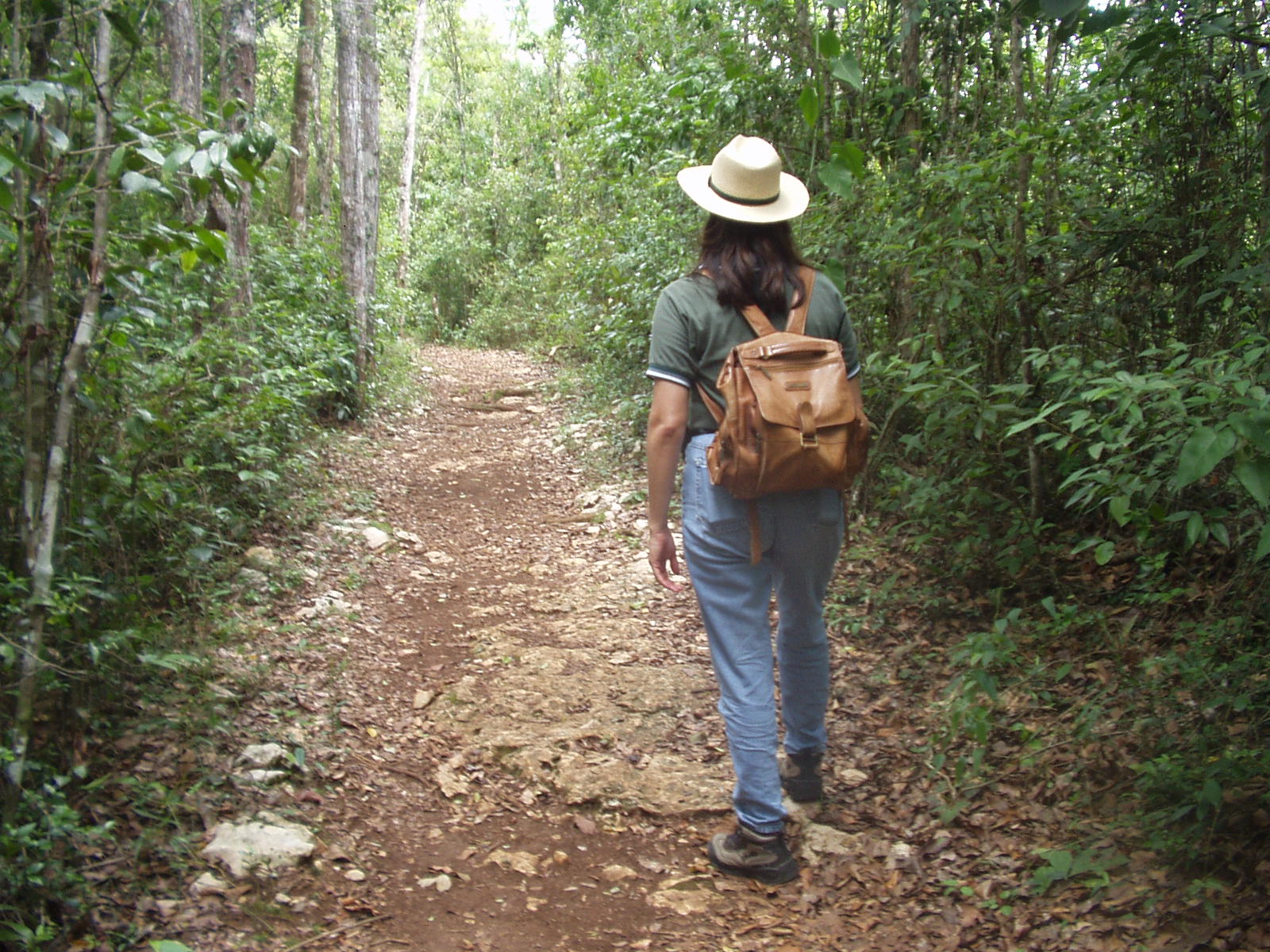 Tour Guide Debbie hiking in Puerto Rico