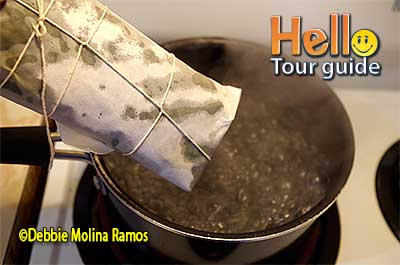 boiling pasteles