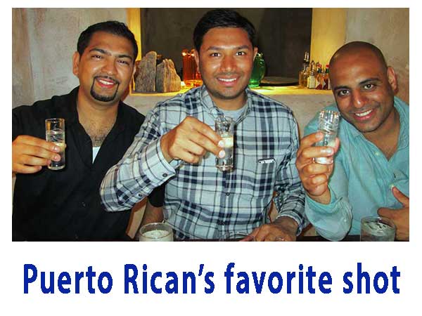 Puerto Rico rum shot